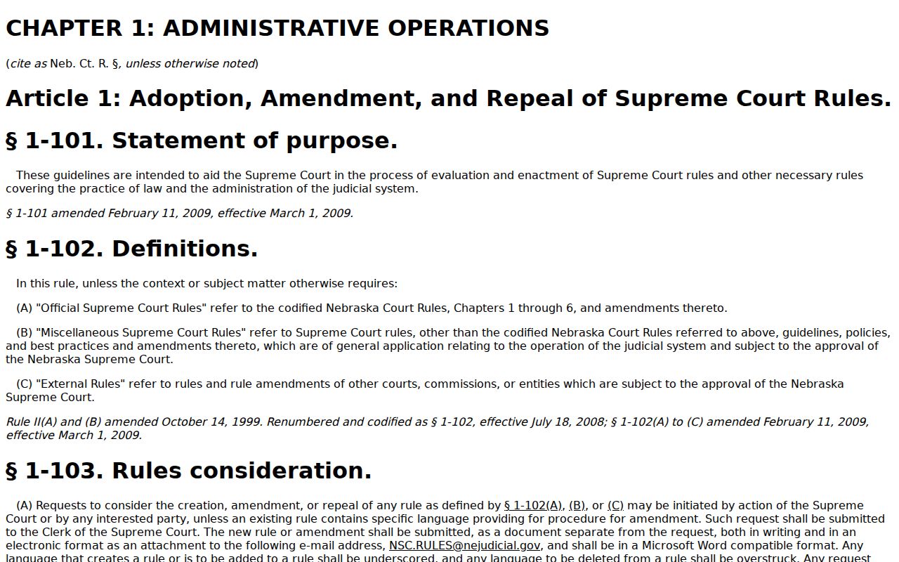 Sarpy County criminal docket Rule 1-808 access restrictions